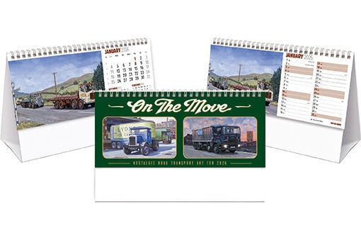 On the Move Desk Calendar