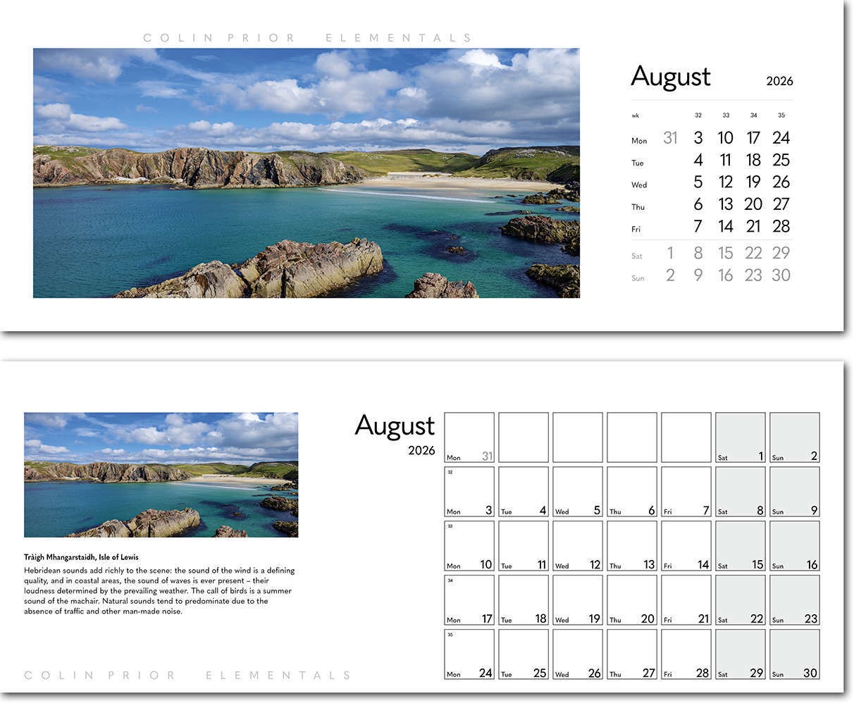 Colin Prior Elementals Desk Calendar