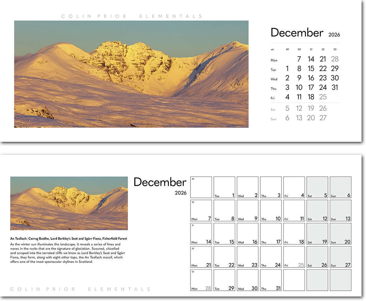 Colin Prior Elementals Desk Calendar