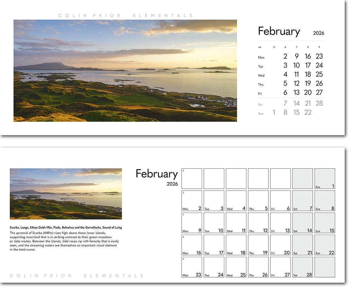 Colin Prior Elementals Desk Calendar