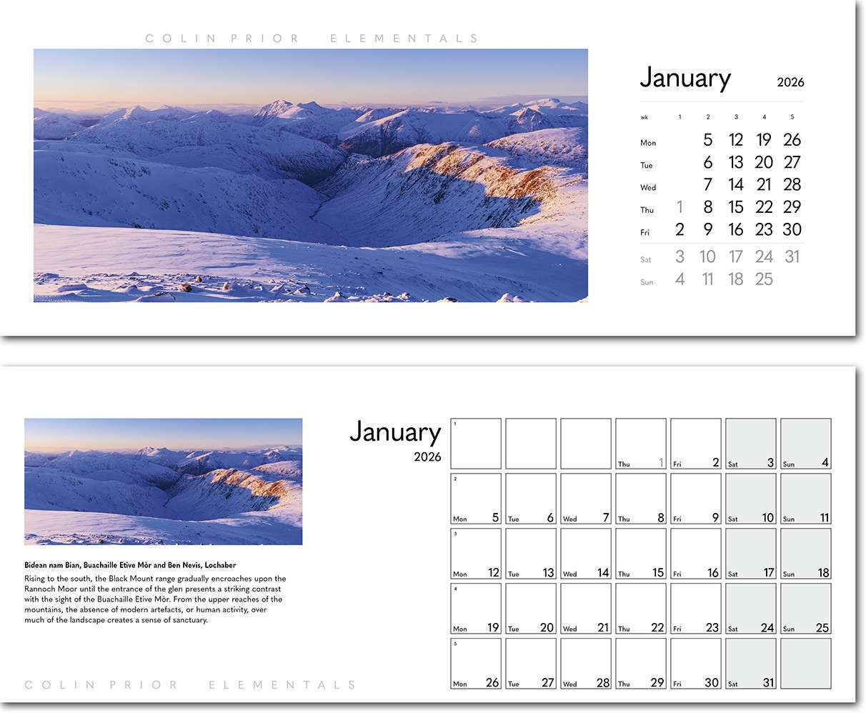 Colin Prior Elementals Desk Calendar