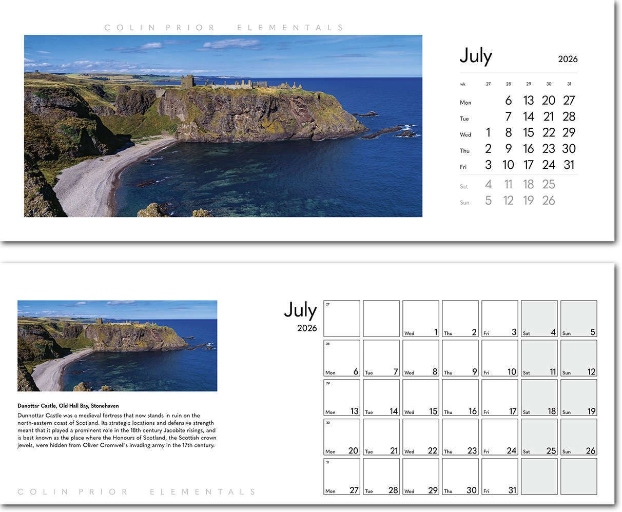 Colin Prior Elementals Desk Calendar