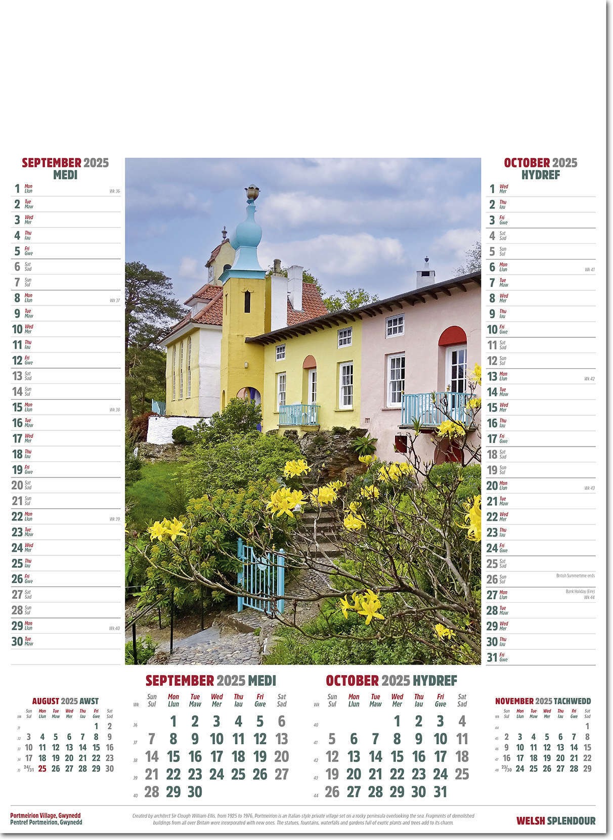 Welsh Splendour Calendar