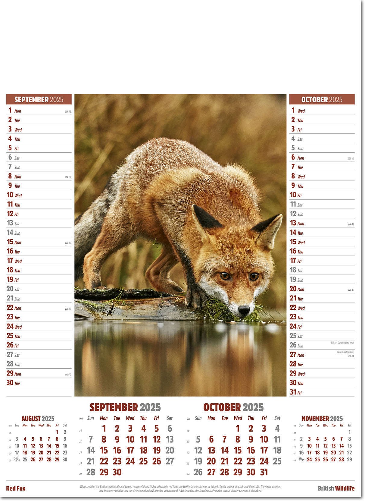 British Wildlife Calendar