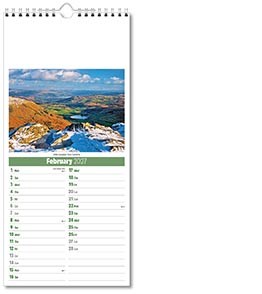 Slimline Scenes of Britain Compact Calendar