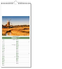 Slimline Scenes of Britain Compact Calendar