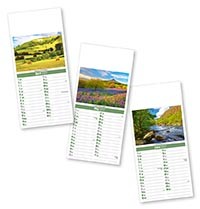 Slimline Scenes of Britain Compact Calendar